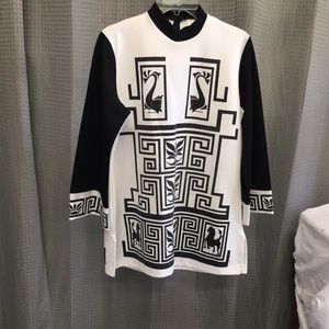 Vintage, zipper in back top